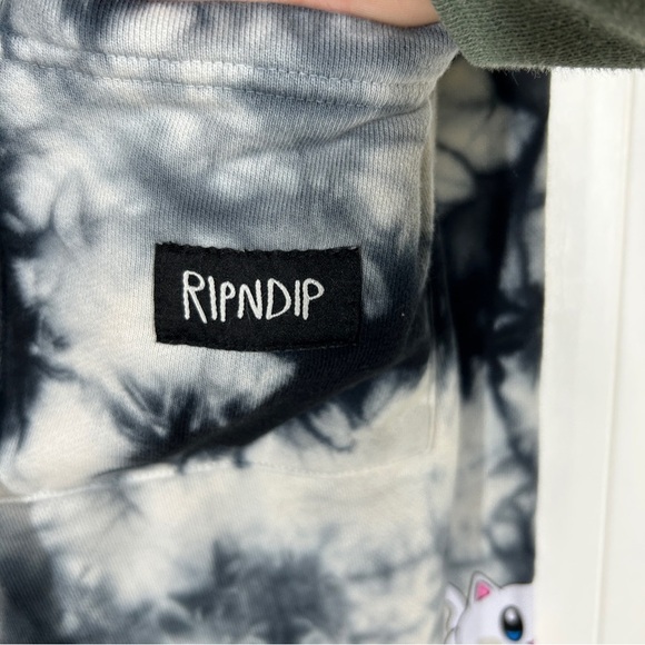 NEW Rip n Dip Tie Dye Cat Face Joggers Large - Picture 8 of 10